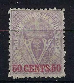 Image of Canada-British Columbia & Vancouver Is SG 26 MM British Commonwealth Stamp